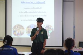 26. โครงการพัฒนาสมรรถนะนักศึกษา "กิจกรรมการอบรมผู้ตัดสินกีฬาบาสเกตบอล"